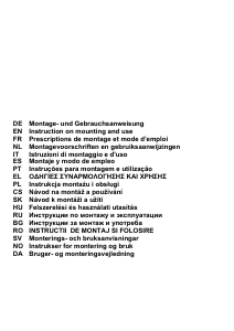 Manuale Rosières RHC 940 PN Cappa da cucina