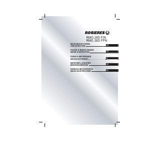 Handleiding Rosières RMOK 82IN Magnetron