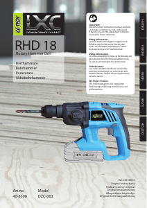 Manual Cotech RHD 18 Rotary Hammer