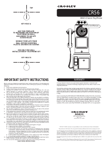 Bruksanvisning Crosley CR56 Telefon