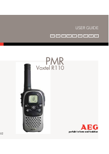 Mode d’emploi AEG Voxtel R110 Talkie-walkie