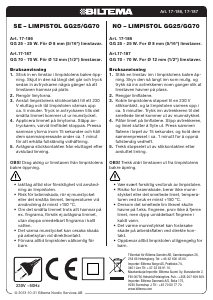 Bruksanvisning Biltema GG70 Limpistol
