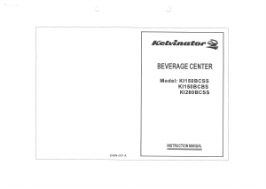 Manual Kelvinator KI150BCSS Refrigerator