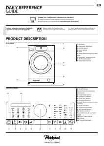 Bruksanvisning Whirlpool FSCR12430 Tvättmaskin