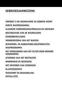 Handleiding Whirlpool AWM 5140 Wasmachine