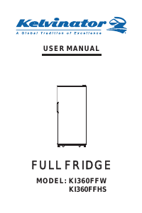 Manual Kelvinator KI360FFW Refrigerator