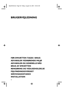 Bedienungsanleitung Whirlpool HOO 523 S Dunstabzugshaube