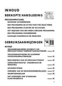 Handleiding Whirlpool AWZ 9800 Wasdroger