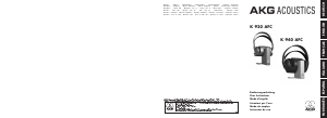 Manual AKG K920 AFC Auscultador