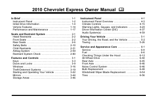 Handleiding Chevrolet Express (2010)