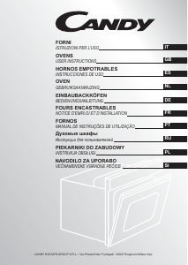 Manual de uso Candy FPP 609 NXL Horno