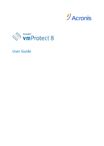 Handleiding Acronis vmProtect 8