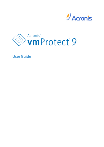 Handleiding Acronis vmProtect 9