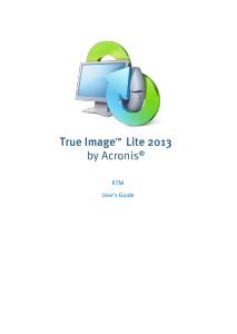 Handleiding Acronis True Image 2013 Lite