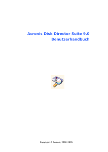Bedienungsanleitung Acronis Disk Director Suite 9