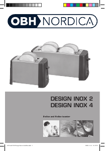 Manual OBH Nordica 2232 Design Inox 2 Toaster