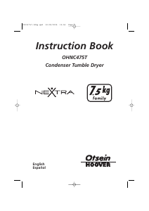 Manual Otsein-Hoover OHNC 475 S Dryer