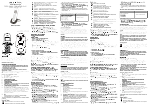 Handleiding Alcatel C250 Voice Duo Draadloze telefoon