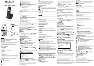 Bedienungsanleitung Alcatel E130 Voice Schnurlose telefon