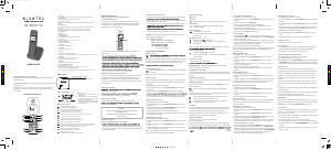 Handleiding Alcatel E190 Draadloze telefoon