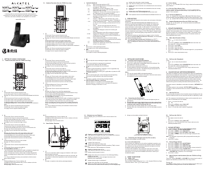 Handleiding Alcatel Versatis F250 Voice Draadloze telefoon