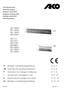 Bedienungsanleitung AKO BS 1500/1 Heizgerät