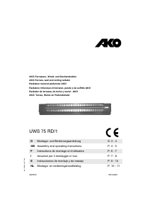 Mode d’emploi AKO UWS 75 RD/1 Chauffage