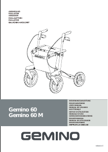 Manual Gemino 60 Andarilho de rodas