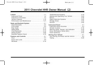 Handleiding Chevrolet HHR (2011)