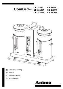 Handleiding Animo ComBiline CB 2x5W Koffiezetapparaat