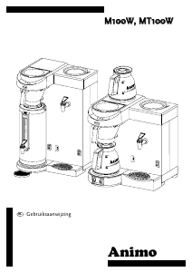 Handleiding Animo MT100W Koffiezetapparaat