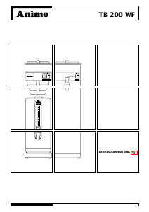 Handleiding Animo TB200 WF Koffiezetapparaat