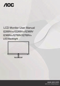 Handleiding AOC I2269VW LCD monitor