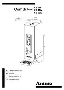 Handleiding Animo ComBiline CB 5W Koffiezetapparaat