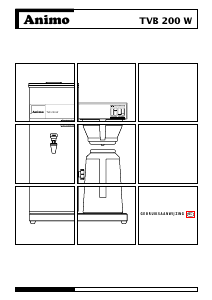 Handleiding Animo TVB200 W Koffiezetapparaat