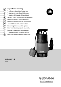 Manual Germania GS 4002 P Garden Pump