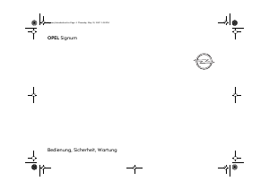Bedienungsanleitung Opel Signum (2007)