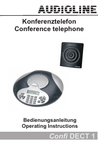 Bruksanvisning Audioline Confi DECT 1 Conference telefon