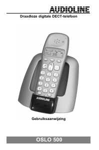 Handleiding Audioline Oslo 500 Draadloze telefoon