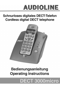Handleiding Audioline DECT 3000micro Draadloze telefoon