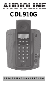 Bedienungsanleitung Audioline CDL910G Schnurlose telefon