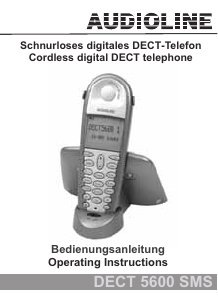 Handleiding Audioline DECT 5600 SMS Draadloze telefoon