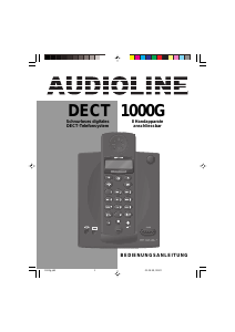 Bedienungsanleitung Audioline DECT 1000G Schnurlose telefon