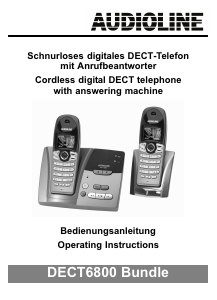 Handleiding Audioline DECT 6800 Bundle Draadloze telefoon