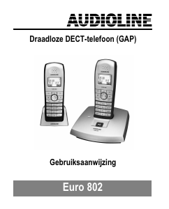 Handleiding Audioline Euro 802 Draadloze telefoon