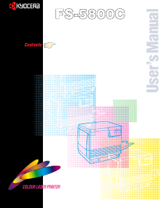 Manual Kyocera FS-5800C Printer