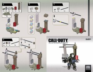 Handleiding Mega Bloks set CNF08 Call of Duty Juggernaut