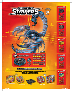 Handleiding Mega Bloks set 29465 Battle Strikers Scorpion