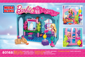 Handleiding Mega Bloks set CNF05 Barbie Verzonken grot