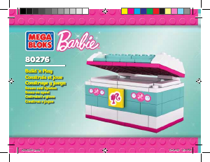 Manual Mega Bloks set 80276 Barbie Build n play